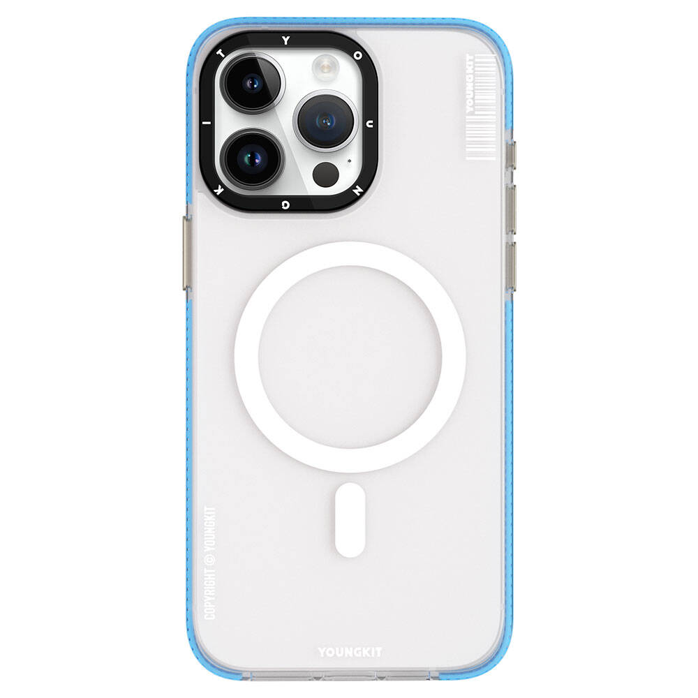 Apple iPhone 15 Pro Max Uyumlu Kılıf Magsafe Şarj Özellikli Youngkit Jiansha Serisi Kapak - 2