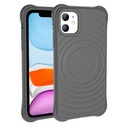 Apple iPhone 11 Uyumlu Magsafe Şarj Özellikli Airbagli Mat Görünümlü Zore Hepi Kapak - 3