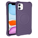 Apple iPhone 11 Uyumlu Magsafe Şarj Özellikli Airbagli Mat Görünümlü Zore Hepi Kapak - 4