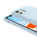 Apple iPhone 11 Uyumlu Magsafe Şarj Özellikli Airbagli Mat Görünümlü Zore Hepi Kapak - 9