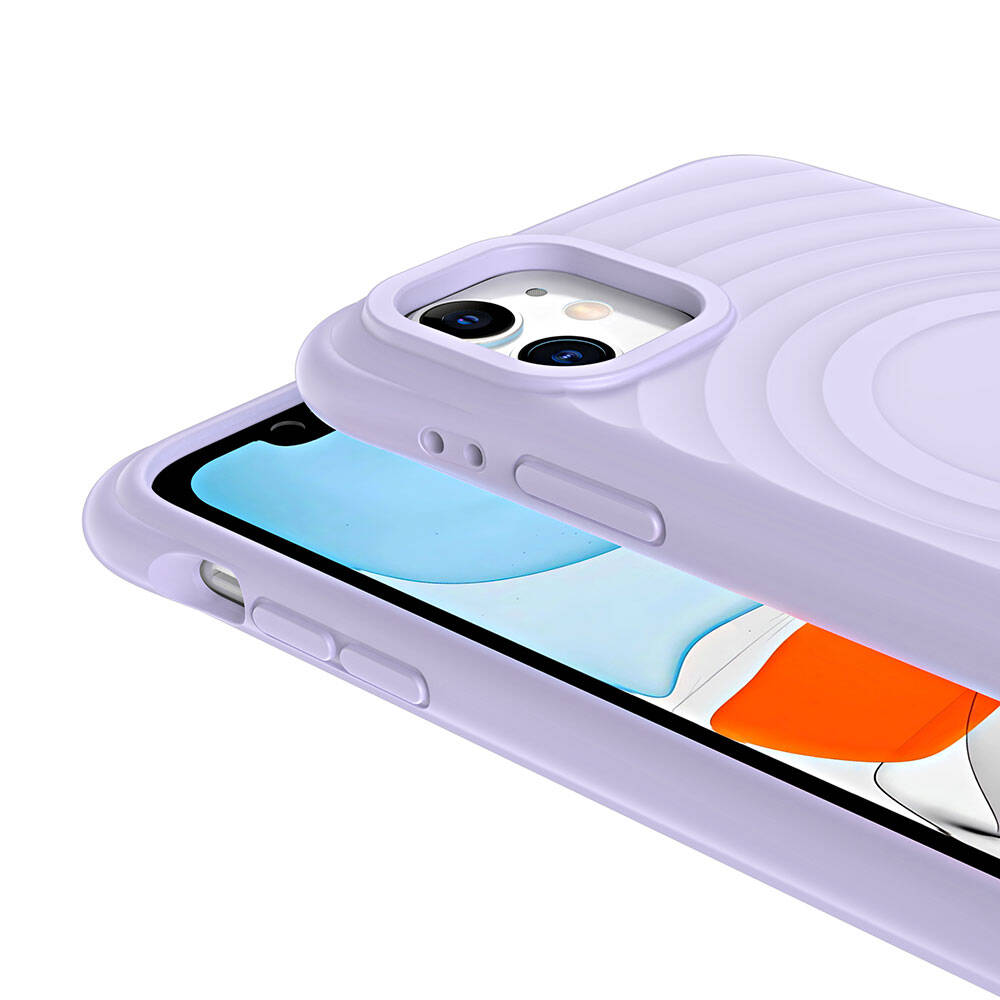 Apple iPhone 11 Uyumlu Magsafe Şarj Özellikli Airbagli Mat Görünümlü Zore Hepi Kapak - 10