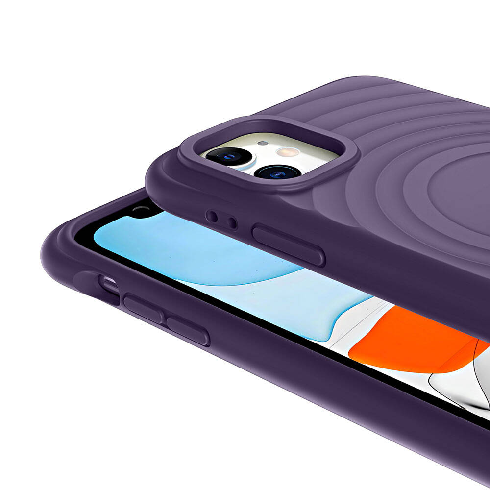 Apple iPhone 11 Uyumlu Magsafe Şarj Özellikli Airbagli Mat Görünümlü Zore Hepi Kapak - 11