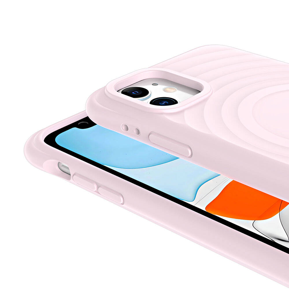 Apple iPhone 11 Uyumlu Magsafe Şarj Özellikli Airbagli Mat Görünümlü Zore Hepi Kapak - 14