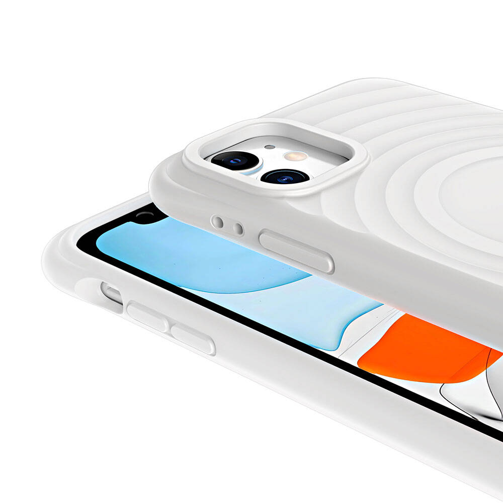 Apple iPhone 11 Uyumlu Magsafe Şarj Özellikli Airbagli Mat Görünümlü Zore Hepi Kapak - 15