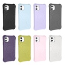 Apple iPhone 11 Uyumlu Magsafe Şarj Özellikli Airbagli Mat Görünümlü Zore Hepi Kapak - 16