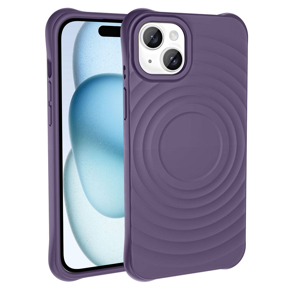 Apple iPhone 13 Uyumlu Magsafe Şarj Özellikli Airbagli Mat Görünümlü Zore Hepi Kapak - 3