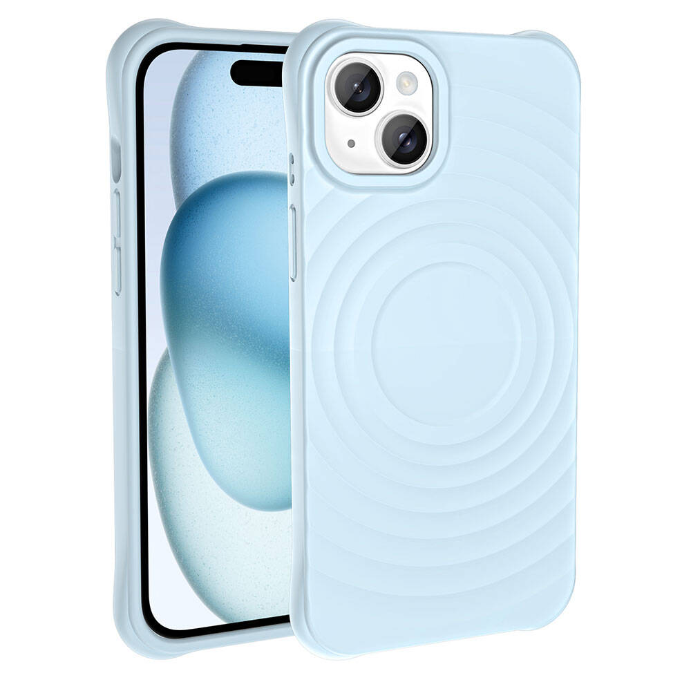 Apple iPhone 14 Uyumlu Magsafe Şarj Özellikli Airbagli Mat Görünümlü Zore Hepi Kapak - 7