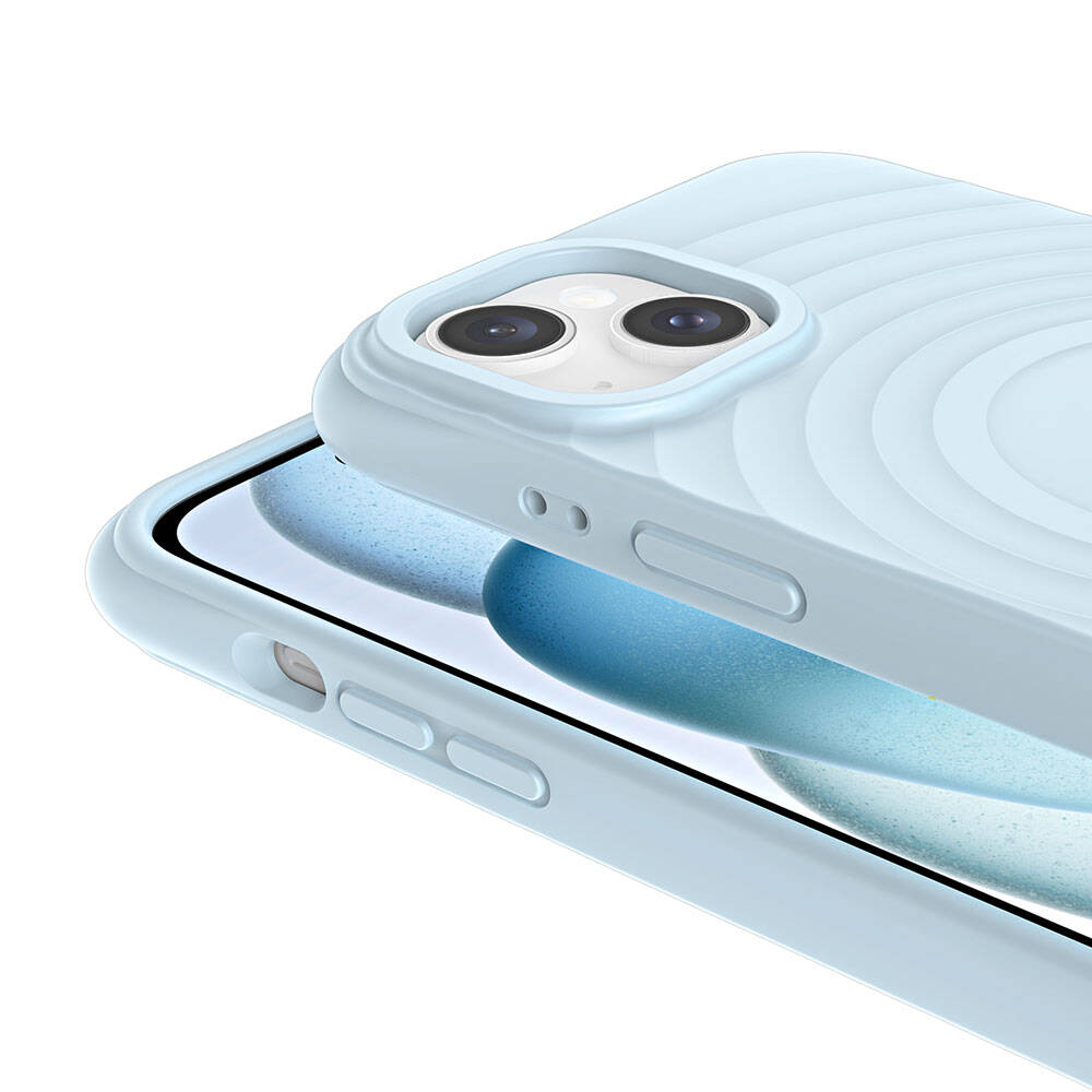 Apple iPhone 15 Uyumlu Magsafe Şarj Özellikli Airbagli Mat Görünümlü Zore Hepi Kapak - 11