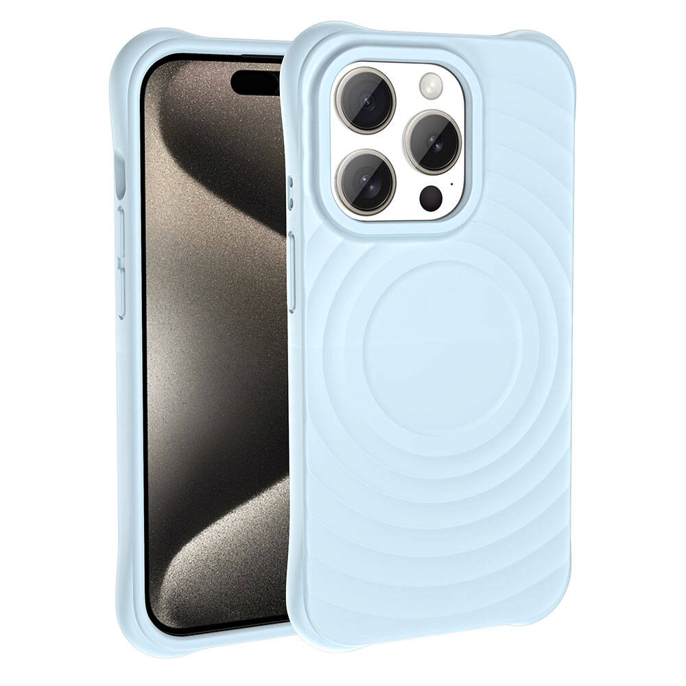 Apple iPhone 15 Pro Uyumlu Magsafe Şarj Özellikli Airbagli Mat Görünümlü Zore Hepi Kapak - 2