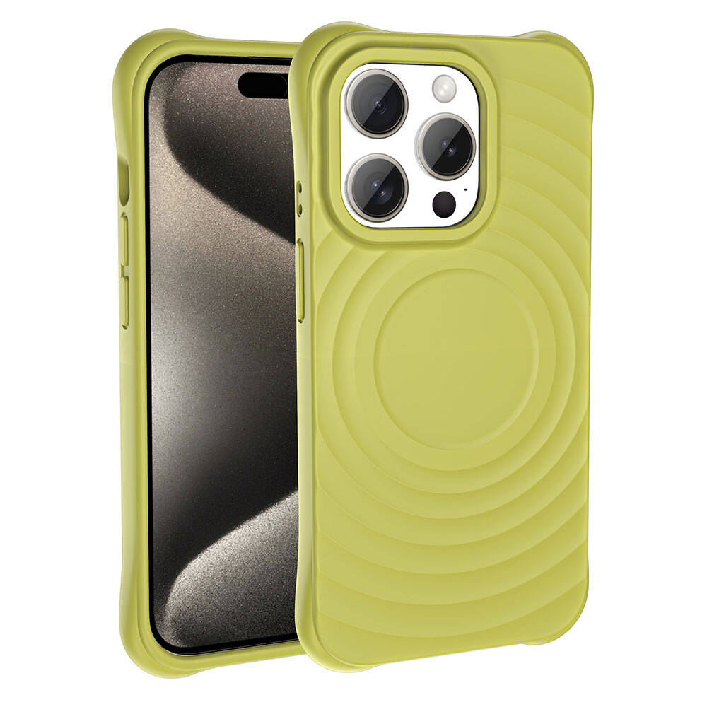 Apple iPhone 15 Pro Max Uyumlu Magsafe Şarj Özellikli Airbagli Mat Görünümlü Zore Hepi Kapak - 3