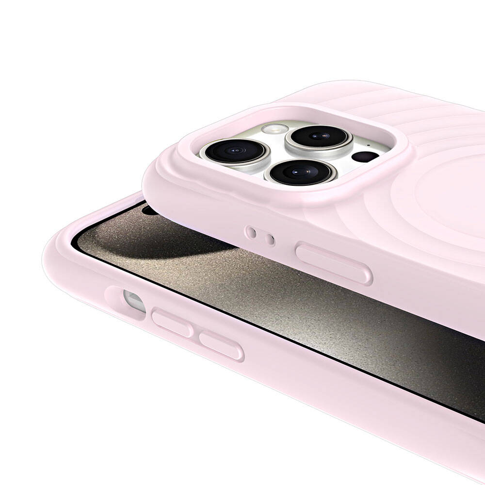 Apple iPhone 15 Pro Max Uyumlu Magsafe Şarj Özellikli Airbagli Mat Görünümlü Zore Hepi Kapak - 12