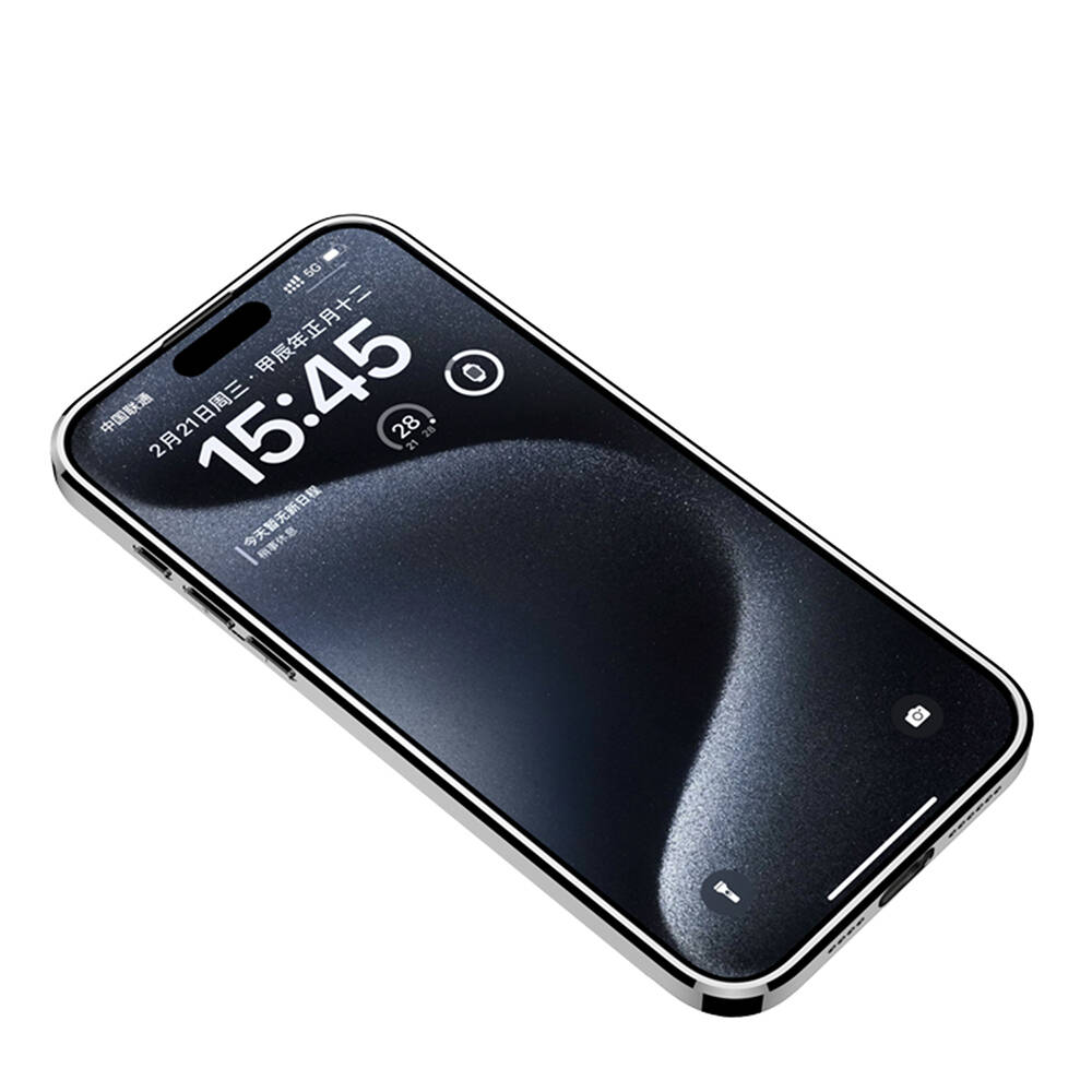 Apple iPhone 15 Pro Max Uyumlu Kılıf Ultra İnce Kamera Korumalı PC + Deri Arka Yüzey Zore X-Pro Kapak - 1