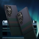 Samsung Galaxy S24 Ultra Uyumlu Kılıf Magsafe Şarj Özellikli Karbon Fiber Tasarımlı Benks Aurora ArmorAir Kevlar Kapak - 8