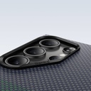 Samsung Galaxy S24 Ultra Uyumlu Kılıf Magsafe Şarj Özellikli Karbon Fiber Tasarımlı Benks Aurora ArmorAir Kevlar Kapak - 12