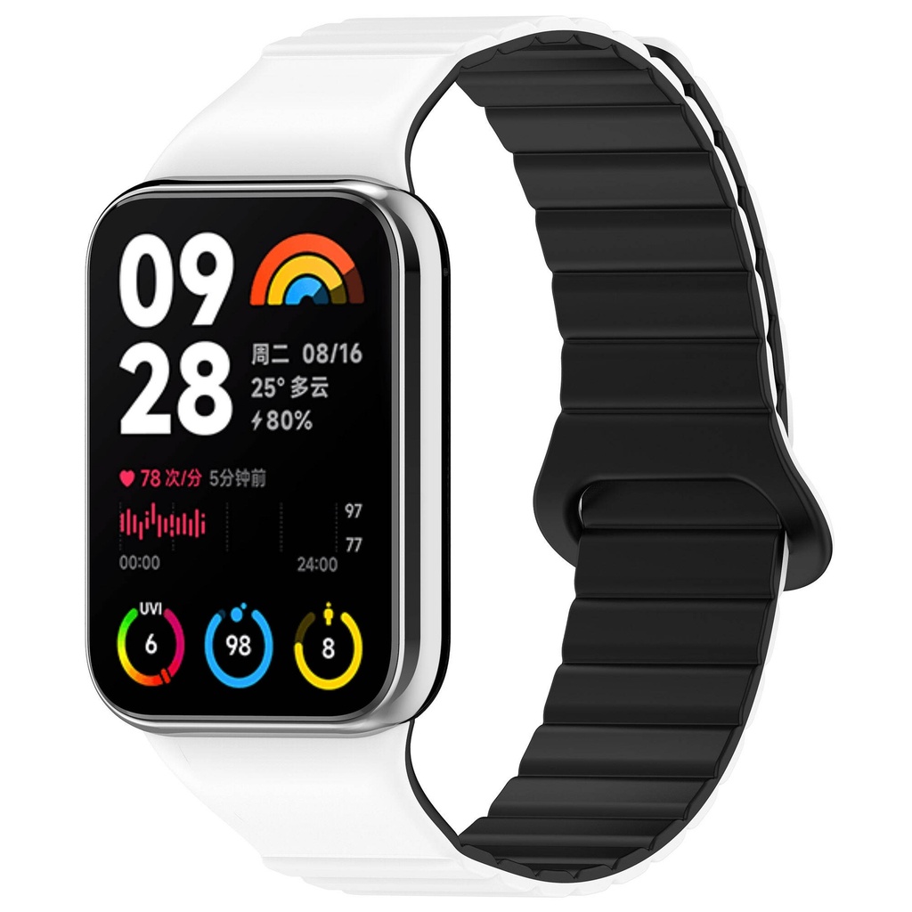Xiaomi Mi Band 8 Pro uyumlu Silikon Kordon Zore KRD-105 Strap Kayış - 4