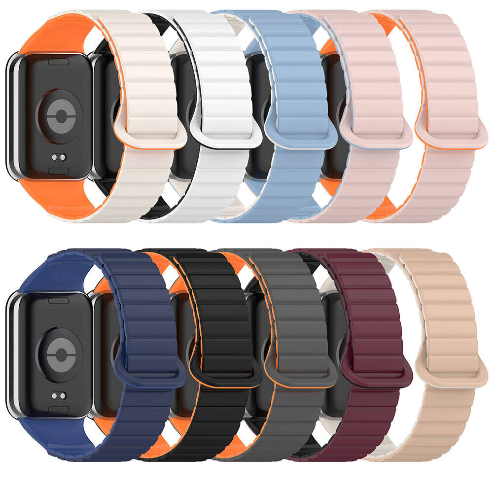 Xiaomi Mi Band 8 Pro uyumlu Silikon Kordon Zore KRD-105 Strap Kayış - 32