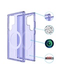 Samsung Galaxy S23 Ultra Uyumlu Kılıf Magsafe Şarj Özellikli Parlayan Simli Saydam Renkli Zore Allstar Kapak - 2