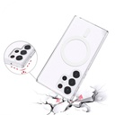 Samsung Galaxy S23 Ultra Uyumlu Kılıf Magsafe Şarj Özellikli Parlayan Simli Saydam Renkli Zore Allstar Kapak - 4