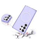 Samsung Galaxy S23 Ultra Uyumlu Kılıf Magsafe Şarj Özellikli Parlayan Simli Saydam Renkli Zore Allstar Kapak - 6