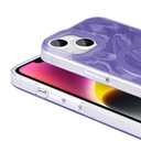 Apple iPhone 14 Plus Uyumlu Kılıf Magsafe Şarj Özellikli Fırça Boya Desenli Zore Palet Kapak - 1