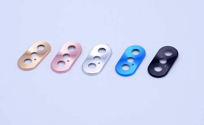 Apple iPhone X Uyumlu Zore Metal Kamera Koruyucu - 4