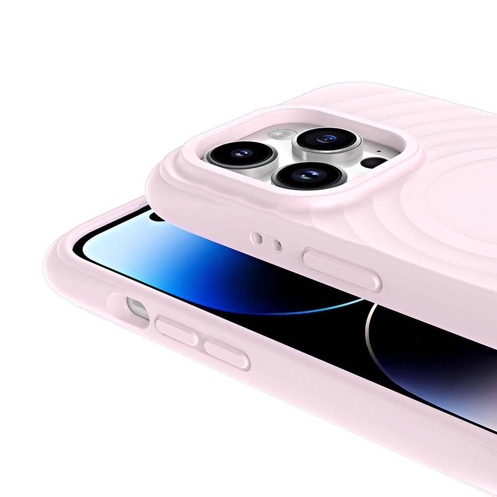 Apple iPhone 14 Pro Uyumlu Magsafe Şarj Özellikli Airbagli Mat Görünümlü Zore Hepi Kapak - 11