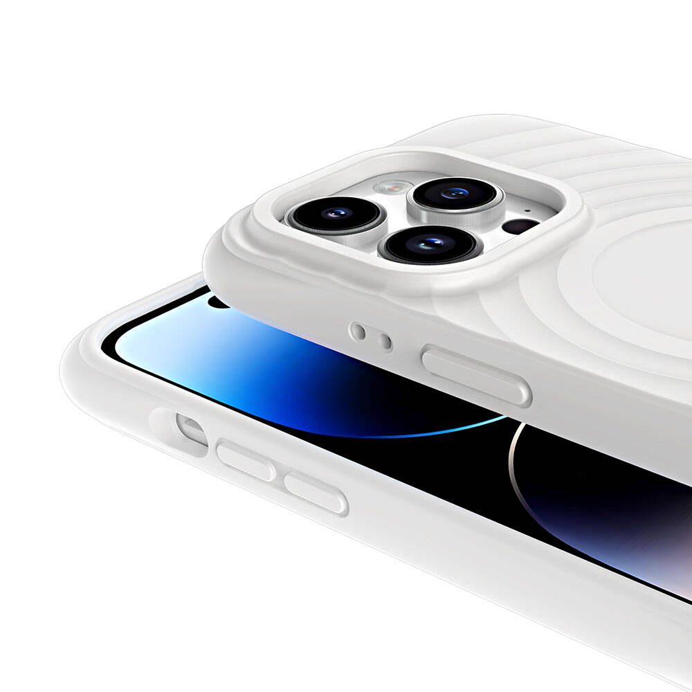 Apple iPhone 14 Pro Uyumlu Magsafe Şarj Özellikli Airbagli Mat Görünümlü Zore Hepi Kapak - 12