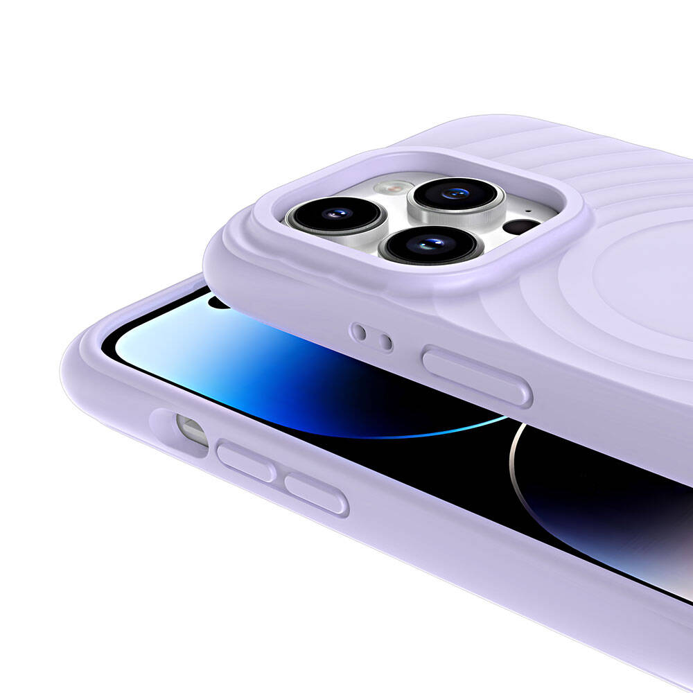 Apple iPhone 14 Pro Uyumlu Magsafe Şarj Özellikli Airbagli Mat Görünümlü Zore Hepi Kapak - 15