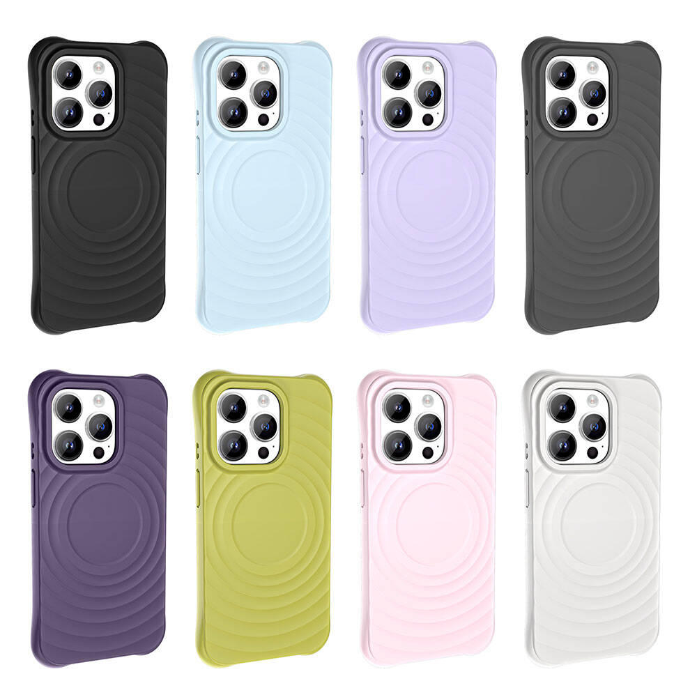 Apple iPhone 14 Pro Uyumlu Magsafe Şarj Özellikli Airbagli Mat Görünümlü Zore Hepi Kapak - 16