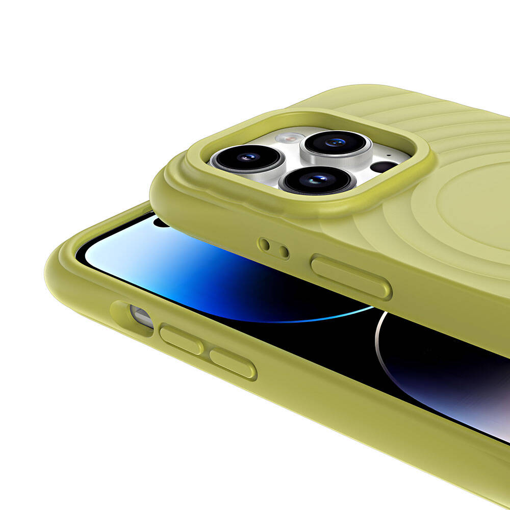 Apple iPhone 14 Pro Max Uyumlu Magsafe Şarj Özellikli Airbagli Mat Görünümlü Zore Hepi Kapak - 8