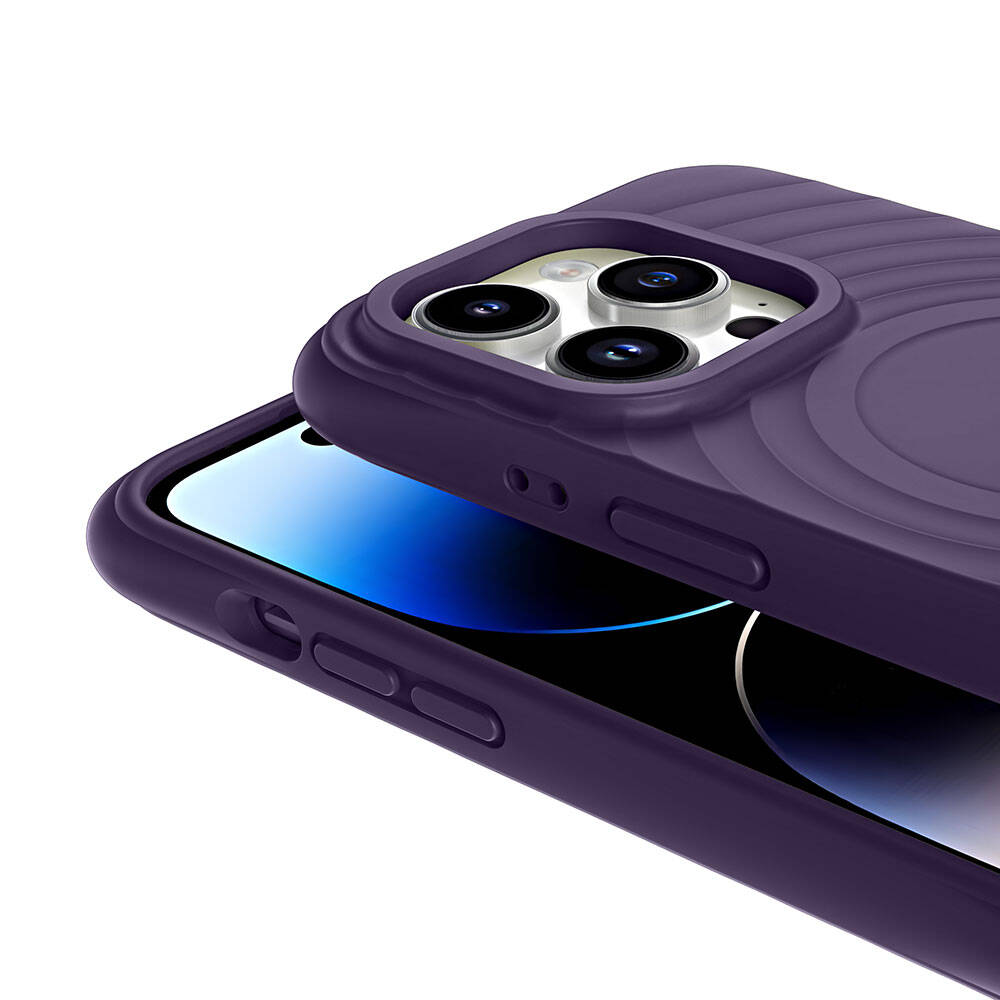 Apple iPhone 14 Pro Max Uyumlu Magsafe Şarj Özellikli Airbagli Mat Görünümlü Zore Hepi Kapak - 15