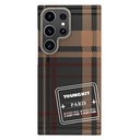 Samsung Galaxy S24 Ultra Uyumlu Kılıf Ekose Desenli Youngkit Gezhi Serisi Kapak - 8