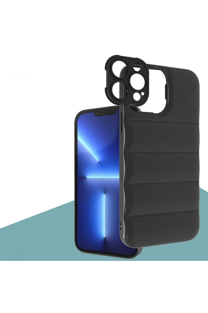 Apple iPhone 13 Pro Max Uyumlu Kılıf Silikon Esnek Kamera Korumalı Kasis Kapak