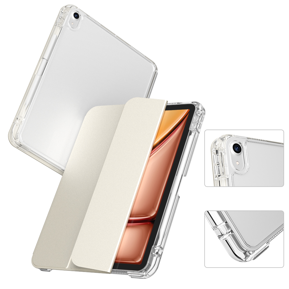 ​Apple iPad Air 11 2024 Uyumlu Kılıf Magnetik Ayrılabilen Airbagli Zore Sliding Tablet Kılıfı - 22