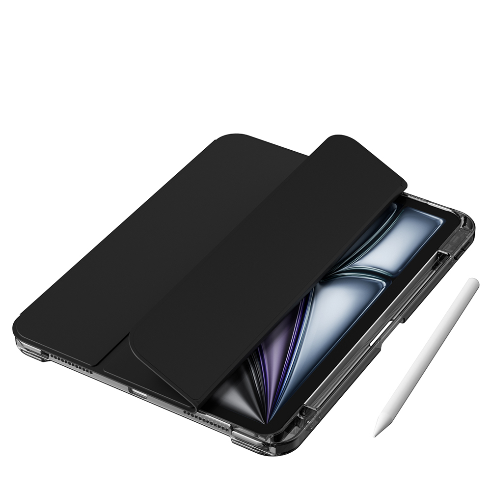 ​Apple iPad Air 11 2024 Uyumlu Kılıf Magnetik Ayrılabilen Airbagli Zore Sliding Tablet Kılıfı - 25