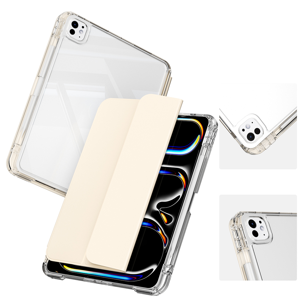 ​Apple iPad Air 13 2024 Uyumlu Kılıf Magnetik Ayrılabilen Airbagli Zore Sliding Tablet Kılıfı - 6