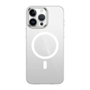 Apple iPhone 15 Pro Uyumlu Kılıf Zore Wireless Şarj Özellikli Şeffaf G-Glass Kapak - 2