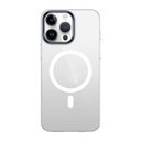 Apple iPhone 15 Pro Uyumlu Kılıf Zore Wireless Şarj Özellikli Şeffaf G-Glass Kapak - 3