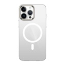 Apple iPhone 15 Pro Uyumlu Kılıf Zore Wireless Şarj Özellikli Şeffaf G-Glass Kapak - 4
