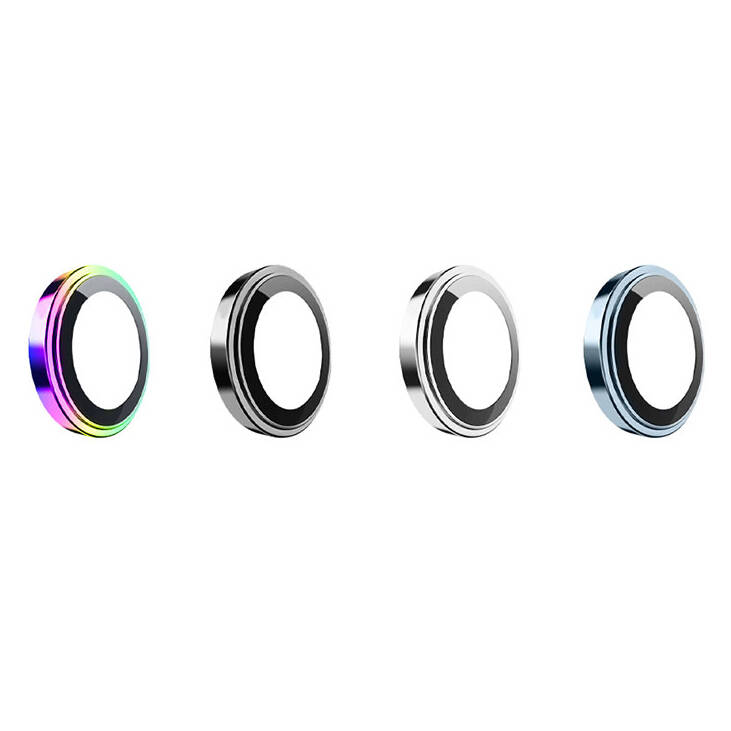 Apple iPhone 15 Pro Uyumlu ​​​Max Wiwu Lens Guard Metal Kamera Lens Koruyucu - 2
