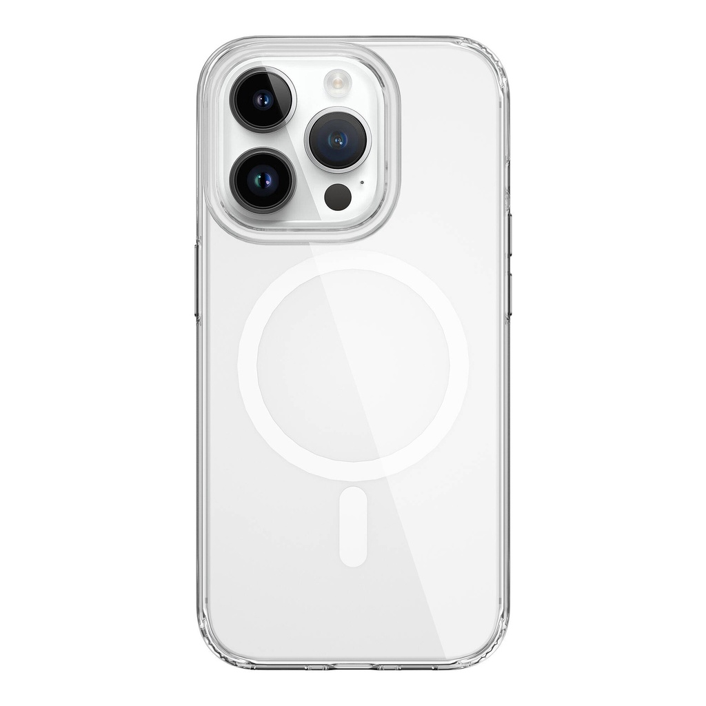 Apple iPhone 15 Pro Max Uyumlu Kılıf Wiwu FYY-014 Magsafe Şarj Özellikli Şeffaf Kapak - 1