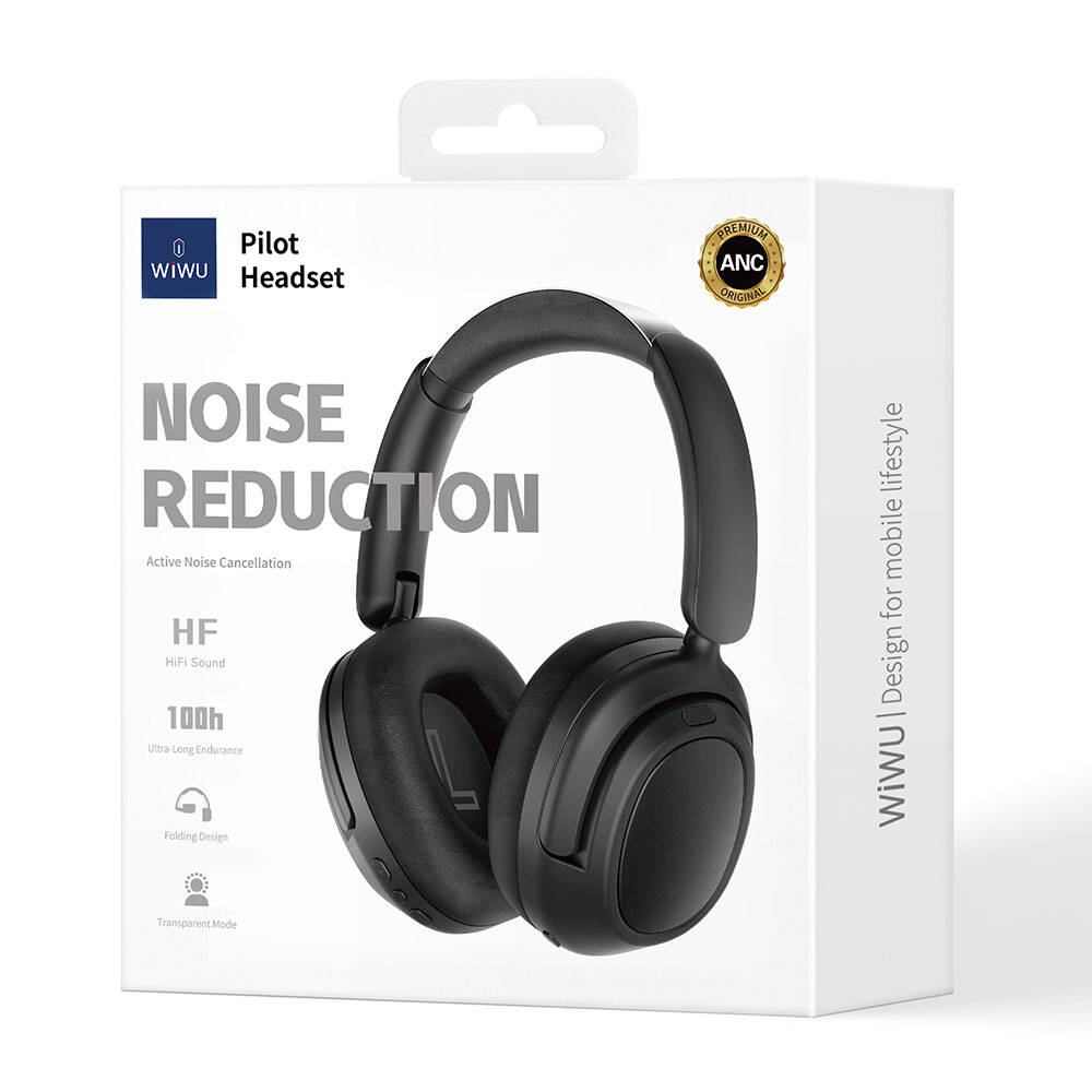 Wiwu Pilot TD-03 ANC Aktif Gürültü Önleyicili Kulak Üstü Bluetooth Kulaklık - 9