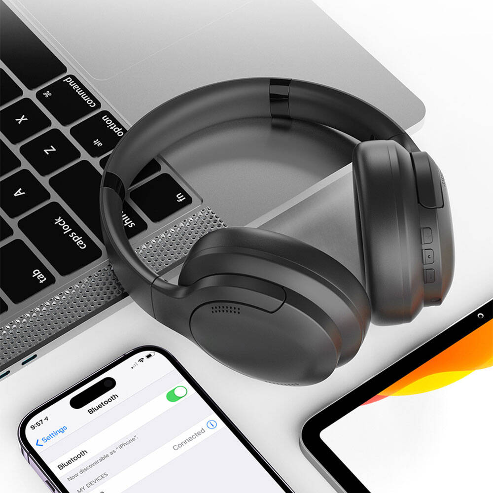 Wiwu TD-02 Sound Cool Serisi Katlanabilir Kulak Üstü Bluetooth Kulaklık - 9