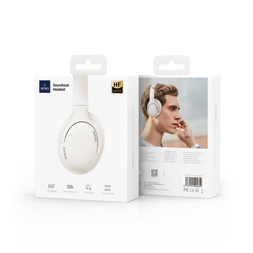 Wiwu TD-02 Sound Cool Serisi Katlanabilir Kulak Üstü Bluetooth Kulaklık - 11