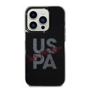 Apple iPhone 15 Pro Max Uyumlu Kılıf U.S. Polo Assn. Orjinal Lisanslı Simli Parlak Alfabe Tasarım Kapak - 1