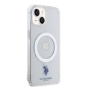 Apple iPhone 15 Uyumlu Kılıf U.S. Polo Assn. Orjinal Lisanslı Magsafe Şarj Özellikli Transparan Tasarım Kapak - 3