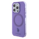 Apple iPhone 15 Pro Max Uyumlu Kılıf U.S. Polo Assn. Orjinal Lisanslı Magsafe Şarj Özellikli Transparan Tasarım Kapak - 1