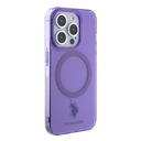 Apple iPhone 15 Pro Max Uyumlu Kılıf U.S. Polo Assn. Orjinal Lisanslı Magsafe Şarj Özellikli Transparan Tasarım Kapak - 3