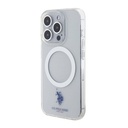Apple iPhone 15 Pro Max Uyumlu Kılıf U.S. Polo Assn. Orjinal Lisanslı Magsafe Şarj Özellikli Transparan Tasarım Kapak - 22