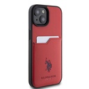 Apple iPhone 15 Uyumlu Kılıf U.S. Polo Assn. Orjinal Lisanslı Baskı Logolu PU Kartlıklı Kapak - 3